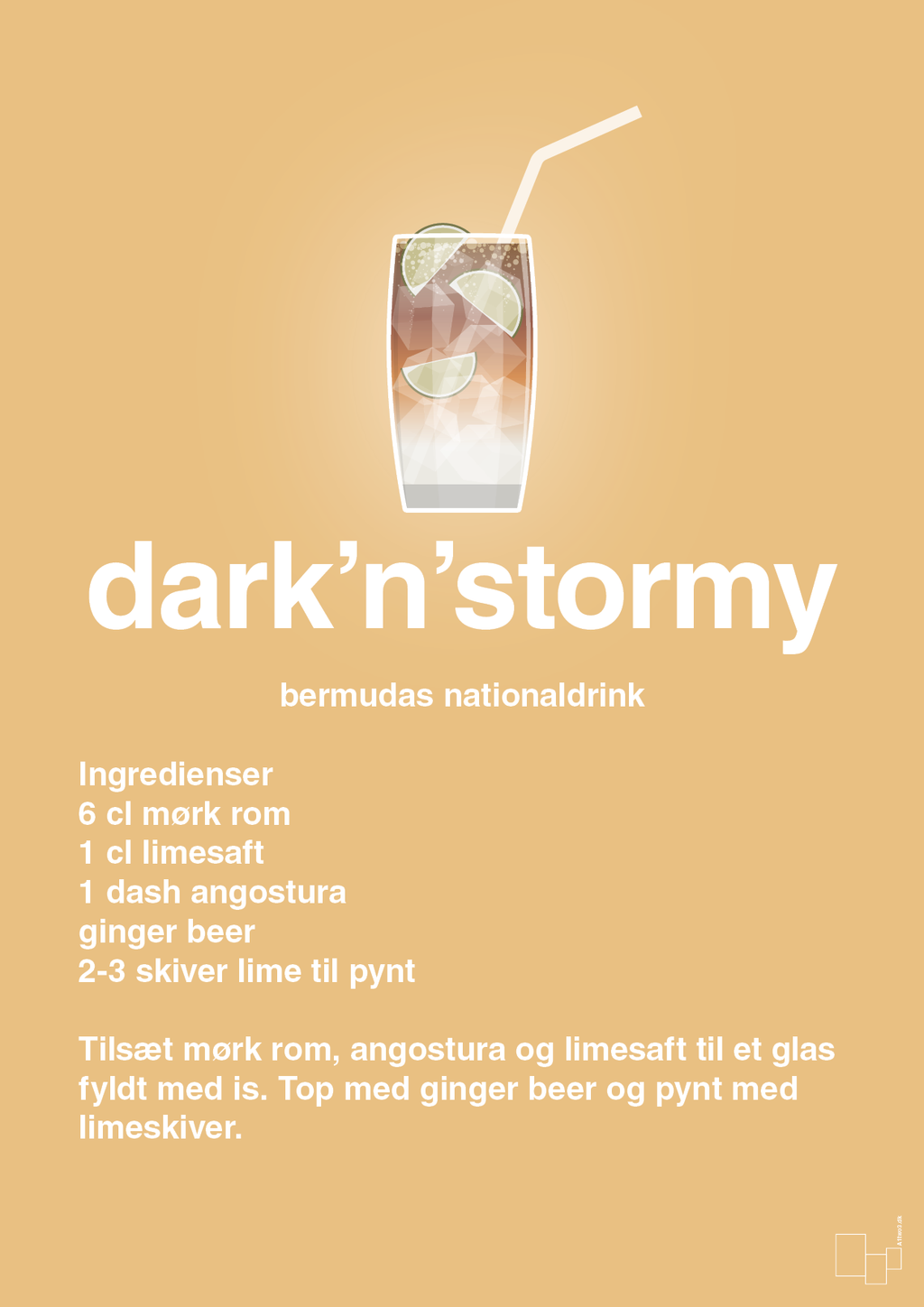 plakat: dark'n'stormy - charismatic-Cocktails-A1two3