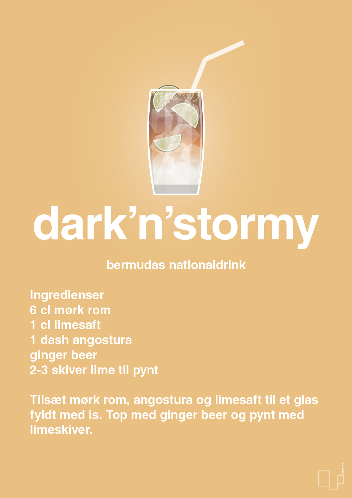 plakat: dark'n'stormy - charismatic-Cocktails-A1two3