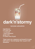 plakat: dark'n'stormy - cider spice-Cocktails-A1two3