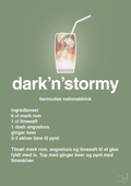 plakat: dark'n'stormy - jade-Cocktails-A1two3