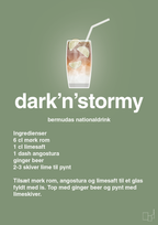plakat: dark'n'stormy - jade-Cocktails-A1two3