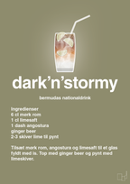 plakat: dark'n'stormy - misty forrest-Cocktails-A1two3