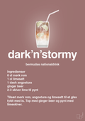 plakat: dark'n'stormy - plum-Cocktails-A1two3