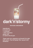 plakat: dark'n'stormy - plum-Cocktails-A1two3