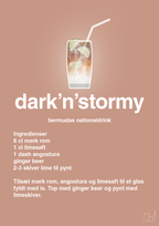 plakat: dark'n'stormy - powder-Cocktails-A1two3