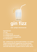 plakat: gin fizz - charismatic-Cocktails-A1two3