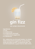 plakat: gin fizz - creamy mushroom-Cocktails-A1two3