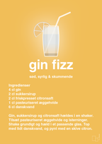 plakat: gin fizz - honeycomb-Cocktails-A1two3