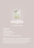 plakat: mojito - broken beige-Cocktails-A1two3