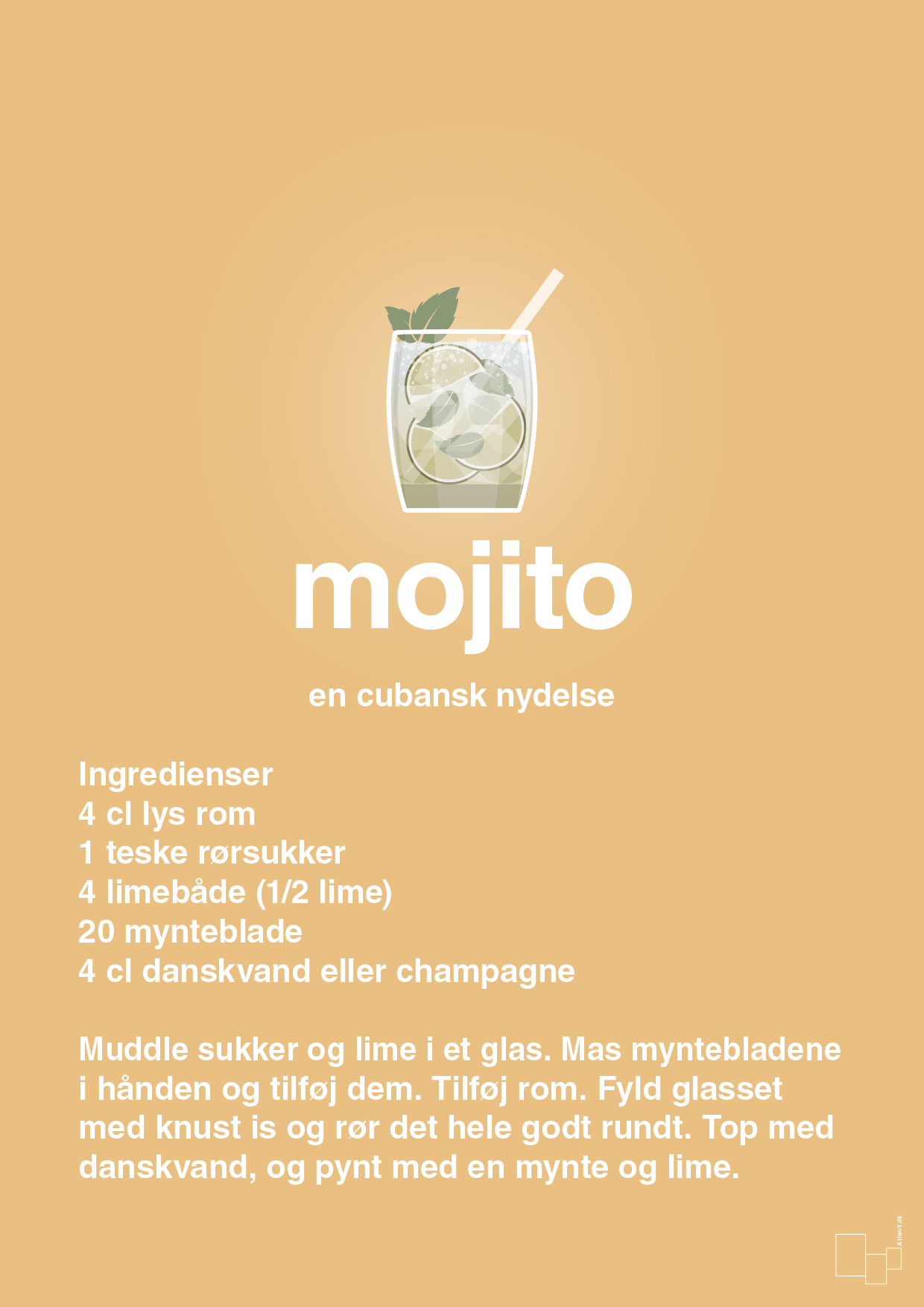 plakat: mojito - charismatic-Cocktails-A1two3