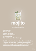 plakat: mojito - creamy mushroom-Cocktails-A1two3