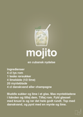 plakat: mojito - misty forrest-Cocktails-A1two3