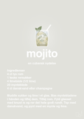 plakat: mojito - painters white-Cocktails-A1two3