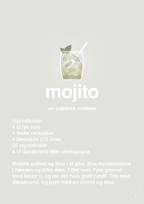 plakat: mojito - painters white-Cocktails-A1two3