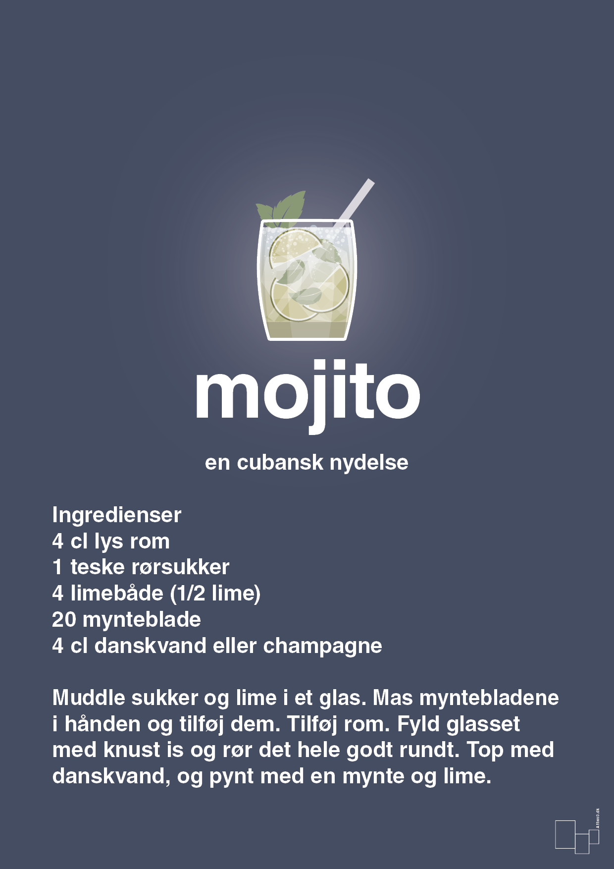 Mojito - petrol-Cocktails-A1two3