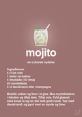 plakat: mojito - plum-Cocktails-A1two3