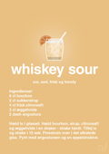 plakat: whiskey sour - charismatic-Cocktails-A1two3