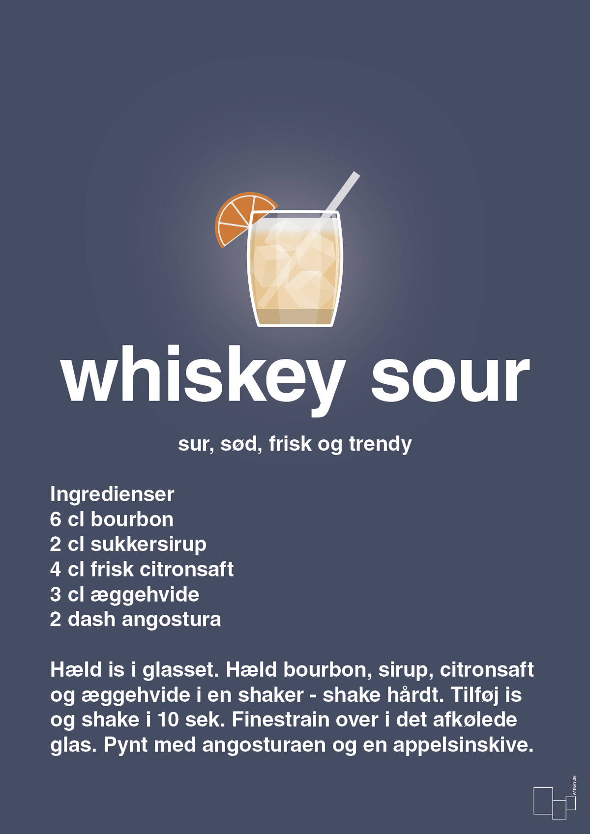 Whiskey sour - petrol-Cocktails-A1two3