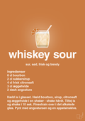 plakat: whiskey sour - rumba orange-Cocktails-A1two3