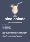 Pina colada - petrol-Cocktails-A1two3