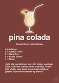 plakat: pina colada - red pepper-Cocktails-A1two3