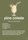 plakat: pina colada - secret meadow-Cocktails-A1two3
