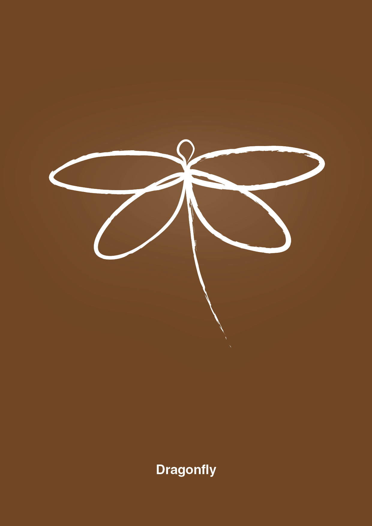 plakat: guldsmed - dark brown-Tegning-A1two3
