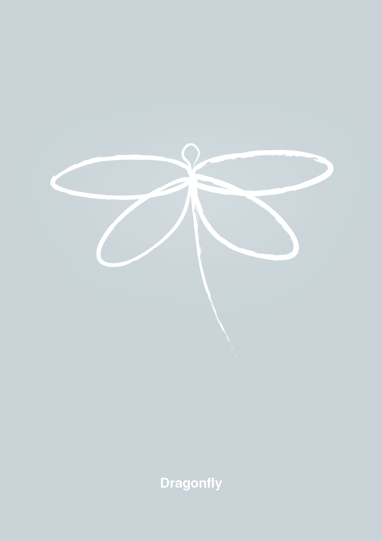 plakat: guldsmed - light drizzle-Tegning-A1two3