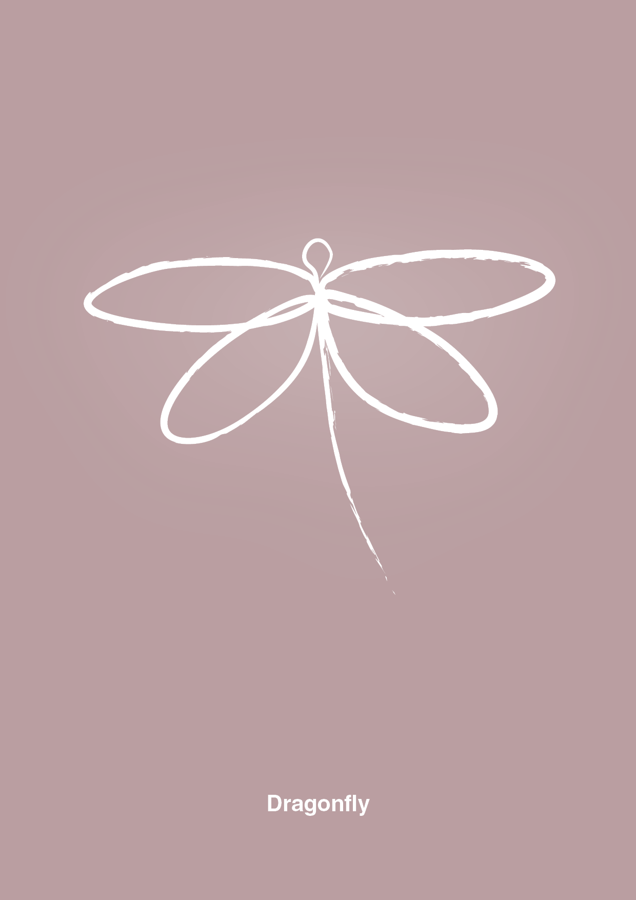 plakat: guldsmed - light rose-Tegning-A1two3