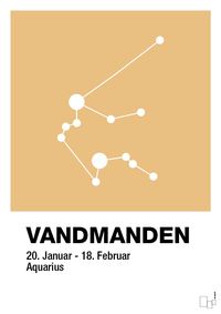 plakat: stjernebillede vandmanden