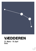 Stjernebillede vædderen - petrol-Stjernetegn-A1two3