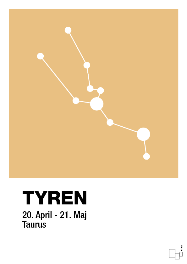 plakat: stjernebillede tyren - charismatic-Stjernetegn-A1two3