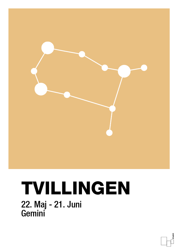 plakat: stjernebillede tvillingen - charismatic-Stjernetegn-A1two3