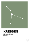 plakat: stjernebillede krebsen - jade-Stjernetegn-A1two3