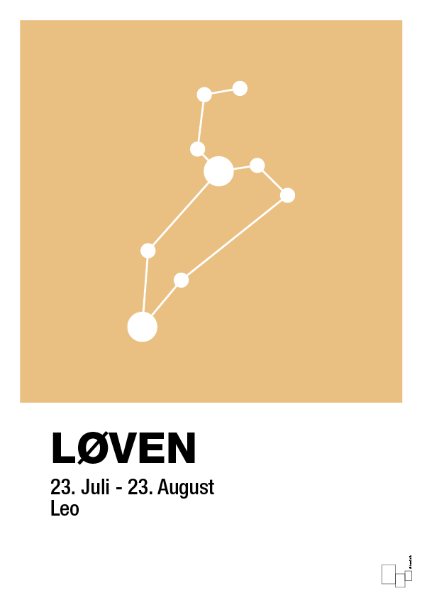 plakat: stjernebillede løven - charismatic-Stjernetegn-A1two3