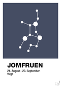 Stjernebillede jomfruen - petrol-Stjernetegn-A1two3