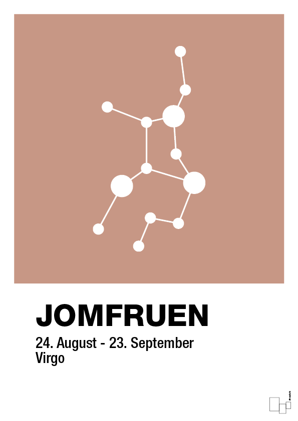 plakat: stjernebillede jomfruen - powder-Stjernetegn-A1two3