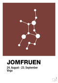 plakat: stjernebillede jomfruen - red pepper-Stjernetegn-A1two3
