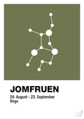 plakat: stjernebillede jomfruen - secret meadow-Stjernetegn-A1two3
