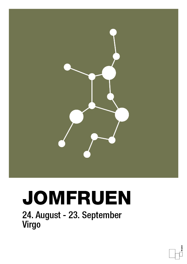 plakat: stjernebillede jomfruen - secret meadow-Stjernetegn-A1two3