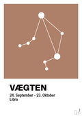 plakat: stjernebillede vægten - cider spice-Stjernetegn-A1two3