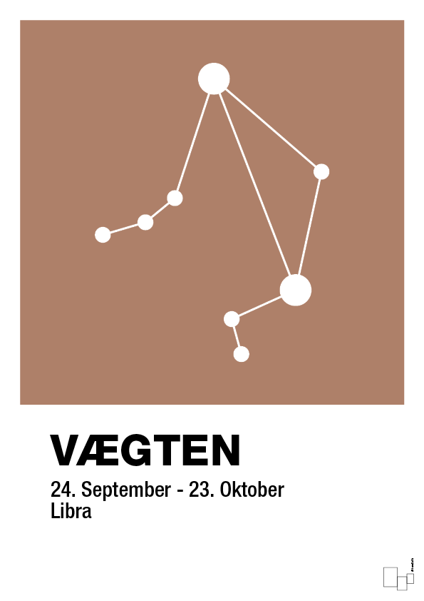 plakat: stjernebillede vægten - cider spice-Stjernetegn-A1two3