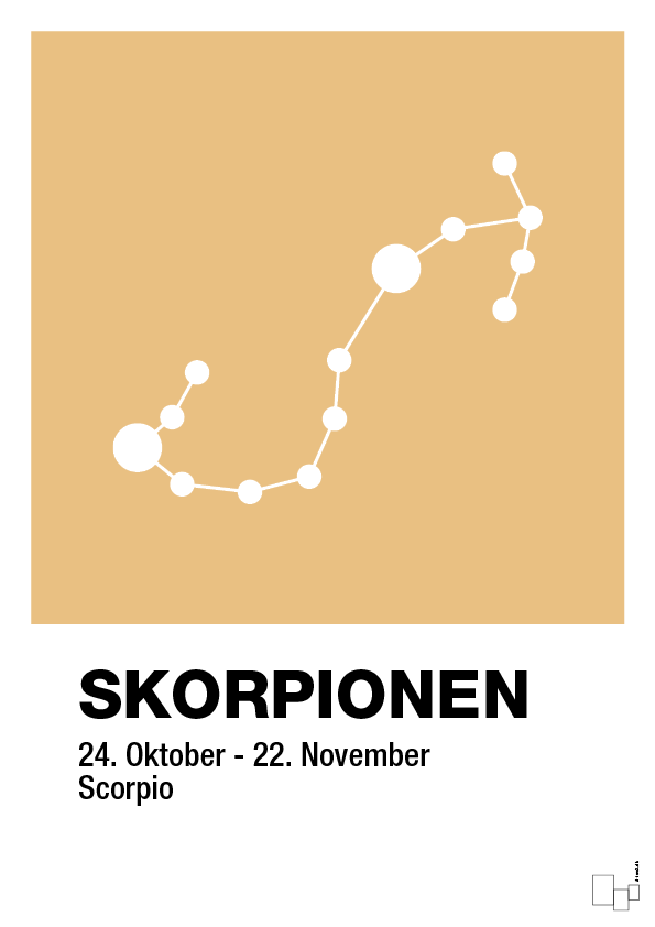 plakat: stjernebillede skorpionen - charismatic-Stjernetegn-A1two3