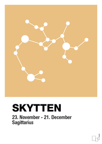 plakat: stjernebillede skytten