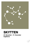 plakat: stjernebillede skytten - misty forrest-Stjernetegn-A1two3
