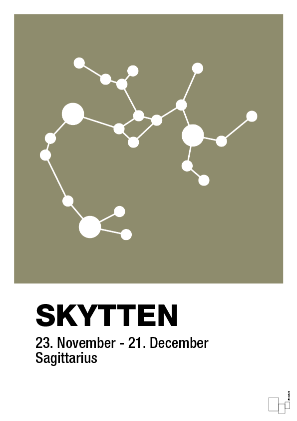 plakat: stjernebillede skytten - misty forrest-Stjernetegn-A1two3