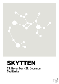 plakat: stjernebillede skytten