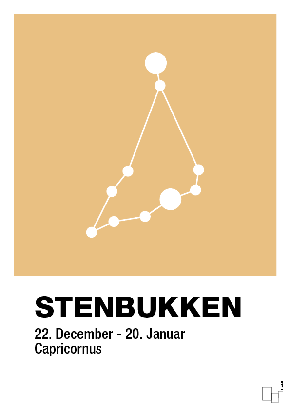 plakat: stjernebillede stenbukken - charismatic-Stjernetegn-A1two3