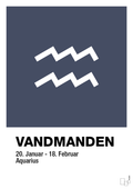 Stjernesymbol vandmanden - petrol-Stjernetegn-A1two3