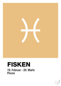 plakat: stjernesymbol fisken - charismatic-Stjernetegn-A1two3